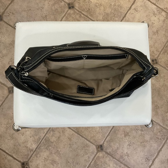 Tignanello black leather shoulder bag - Picture 8 of 9